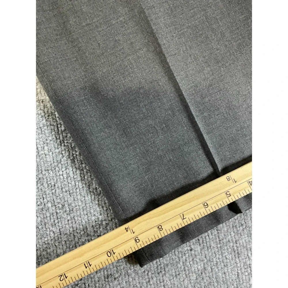 Lauren Ralph Lauren Wool Dress Pants 38x32 Gray Pleated Mens 100% Wool Classic F